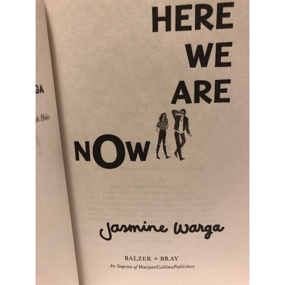 Here We Are Now By Jasmine Warga Advance Readers Edition Paperback - Picture 4 of 5